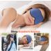 3D Contoured Cup Sleep Mask Set for Women and Men - Coral Red and Blue Eye Masks for Side Sleepers with Light Blocking Technology - Buy Online on GoSupps.com