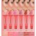 PICKX Pink Powder Blusher Liquid Beauty Stick Soft and Durable Shiny Velvet Texture Easy to Mix Soft Powder Blusher Makeup Durable and Soft Natural Dew (6PC One Size) 6pc One Size - Buy Online on GoSupps.com