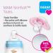 Mam Feel Good Glass Baby Bottle 170ml - Unisex | Eco-Friendly & BPA-Free - Buy Online on GoSupps.com