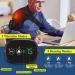 AFDEAL Cordless Heated Shoulder Brace with Vibration and 3 Temperature Settings - Black - Buy Online on GoSupps.com