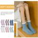 Healily Moisturizing Socks - 6 Pairs of Anti-Crack Therapy Socks for Dry Cracked Feet | Best Treatment for Women & Girls - Buy Online on GoSupps.com