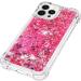 Tivenfezk Nadoli Glitter Drive Sand Shell for iPhone 15 Pro Max - Shockproof TPU Bumper Case Liquid Quicksand Design Transparent Pink Protective Cover - Buy Online on GoSupps.com