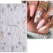 3D Christmas Nail Stickers 4 Sheets 5D Self-Adhesive Embossed Nail Decal Snowflake Elk Nail Art Decoration Design Supplies - Buy Online on GoSupps.com