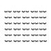 Eyelashes Unicorn Sleepy Eyes Lash Stickers Decal Perfect for Craft Home Decor Gold or Black Available Design 5 (1.5cm - 30x Pairs Eyelashes Black Gloss)