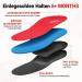 PCSSole Orthopedic Insoles for Work & Sports - Comfort Shoe Inserts for Flat Feet Plantar Fasciitis & Heel Spur - Men's 7-7.5 & Women's 9-9.5 (10.25 ) - Red - Buy Online on GoSupps.com