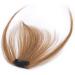 Clip in Fringe Human Hair 100% Real Remy Light Bangs (#6 Light Brown) - Buy Online on GoSupps.com