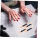 SOESFOUFU 50pcs Nail Sponge Eye Shadow Practical Manicure Brush Manicure Supply Eyeshadow Nail Modification Brush DIY Powder Brush Nail Art DIY Brush - Buy Online on GoSupps.com
