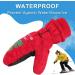 XIAOHAWANG Kids Ski Gloves - Waterproof Dinosaur Mittens for Boys and Girls (Red, 4-8 Years) - Buy Online on GoSupps.com