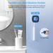 OOCOME Portable Deep UV Toothbrush Sanitizer Case Toothbrush Sanitizer Holder Organizer Case Toothbrush Cleaner Holder with Sticker free Punching for Travel and Family Use (Black) - Buy Online on GoSupps.com