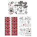 Fake Tattoos  3 Small Sheets Women Temporary Tattoo Stickers for Women Girls Kids Halloween Costume Party Makeup S3B