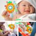 Buy Jiosdo Montessori Sensory Baby Toys - Silicone Pull String Rattle & Engine Toys (6 Months - 1 Year) - Orange Carrot - Buy Online on GoSupps.com