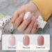 Gel Nail Polish Jelly Pink Gel Nail Varnish Translucent Gel Polish UV/LED Soak-Off Long Lasting Nude Pink Gel Nail Varnish Easy to Apply Clear Nail Polish for Nail Art DIY Home - Buy Online on GoSupps.com
