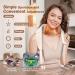 Neck Massage Device with Warmth - MdiBzca Shiatsu Back Massager for Shoulders & Back | Portable Massage Belts & Hand Simulation - Buy Online on GoSupps.com