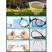 OKH 5-Pack Blue Light Reading Glasses - TR90 Frame, Unbreakable Readers, Anti Eye Strain/Headache - Round 2.0x - Buy Online on GoSupps.com
