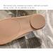 Casual Comfortable Split-Toe Flat Slide Sandals for Women - Summer Bunion Separator Fashion Slides (Size 7.5 Black - Buy Online on GoSupps.com