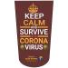 Heal with Appeal Amputee stump sock Keep calm survive Corona V1 3Ply stump sock