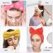 Merkaunis 42 Pcs Cute Bow Hair Band Set - Adjustable Fluffy Headbands for Skincare, Shower, Yoga - Perfect Women and Girls Gift - Buy Online on GoSupps.com