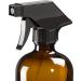 Elliott 480ml Brown Glass Spray Bottle - Eco-Friendly Recycled Glass with Locking Trigger Spray Mechanism for International Shipping - Buy Online on GoSupps.com