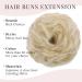 Premium Real Hair Extensions for Messy Ponytails & Updos - Blonde Hair Ties for Volume & Style - Buy Online on GoSupps.com
