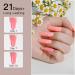 ROSALIND Nude Poly Nail Gel Set - 6Pcs Opal Clear Pink Brown Colors - DIY Acrylic Extension Nail Art - Buy Online on GoSupps.com