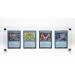 Trading Card Display Stand - 4 Slot Clear Acrylic Holder with UV Protection - Buy Online on GoSupps.com