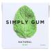 Simply Gum All Natural Gum - Mint - Pack of 12 - 15 Count