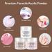 Shop Lavender Violets 12 Skin Tone Acrylic Powder & Liquid Set | DIY Nail Kit with Brush & Forms - International Shipping - Buy Online on GoSupps.com