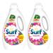 Surf Concentrated Liquid Detergent Long Lasting Fragrance and Made with Natural Essential Oil Tropical Lily or Coconut Bliss Family Pack 1.62 Litre 60 Washes (Tropical Lily Buy 2)