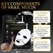 Uocasi Snail Mucin Sheet Mask 6EAHydrogel Collagen Mask for Face Masks Skin CareSelf CareDeep MoisturizingBoost Collagen for ElastinGifts for WomenFace Masks Dry Skin - Buy Online on GoSupps.com