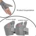 Adjustable Wristband Thumb Brace Support - Sport Thumb Spica Splint for Pain Relief - Unisex Grey - Buy Online on GoSupps.com