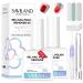 SAVILAND 2 Minutes Quick & Easy Gel Nail Polish Remover Kit: 2 PCS Soak-off Gel Polish Remover Rich in Castor Oil & Vitamin E with Cuticle Oil Pen Nail Tools for Gel Nails Remove Home Salon Use 9 pcs