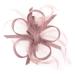 McBURN Clip Fascinator Hair Accessory Headpiece Occasion Hat Ladies - Made in Italy Spring-Summer One Size Old Pink