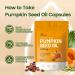VivoNu Pumpkin Seed Oil with Saw Palmetto Capsules | Cold Pressed Pure Virgin Oil Essential Fatty Acids & Phytosterols | 300 SoftgelsSupports Hair Urinary Bladder & Prostate Health | Non-GMO - Buy Online on GoSupps.com