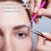 100Pcs Micro Eyebrow Brush Set - Multifunctional Brow Lamination Tools for Eyelash & Eyebrow Extensions - Pink | International Shipping Available - Buy Online on GoSupps.com