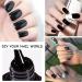 EONFAVE Black Nail Polish - Quick Dry Nail Varnish - Attract Looks Black Color Nail Polish - Peel Off Vegan Nail Polishes No Odor Formula Nail Polish - No Need Cured - Buy Online on GoSupps.com