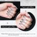 Rechoo 2PCs Black & Silver Reflective Glitter Gel 8ml Nail Polish for Nail Art & Design | Sparkly Gel Liner for Stunning Nail Looks - Buy Online on GoSupps.com