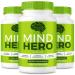NutraVibe (3 Pack) Mind Hero Capsules - Brain Supplement and Memory Support | MindHero Pills for Daily Focus and Performance All-Natural Ingredients Easy-to-Swallow Official Reviews (180 Capsules)