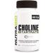 NutraBio Choline Bitartrate, for Improved Cognitive Health and Mental Acuity, 550mg - 90 Vegetable Capsules