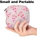 Muooum Menstrual Artery Bag - Pink Cherry Blossom Zipper Pouch for Tampons & Women s Essentials - Buy Online on GoSupps.com