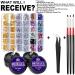 8ml Nail Art Rhinestone Glue Kit for Gem Stones and Nail Rhinestones - LED Light Cure Needed - Clear Adhesive Resin Gel Polish with Tools - 15ml UV Glue - No Wipe Formula - Buy Online on GoSupps.com