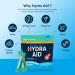 HYDRA AID Low Sodium Electrolyte Powder Packets - Marine-Mineral Hydration Mix with Vitamins B C D | No Salty Aftertaste | Pack of 2 | 28 Tropical Pearadise Sticks | Vegan Non-GMO Gluten Free - Buy Online on GoSupps.com
