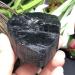 Natural Pure Black Tourmaline Block Home Decoration Reiki Stone ERTEYIN