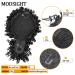 MODSIGHT Afro Puff Drawstring Ponytail with Bangs | Black Kinky Curly Bun for Black Women - Buy Online on GoSupps.com