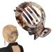 Hair Clips for Thin Hair | Flat Hair Clips for Women | Small Hair Claw | Resilient Spring Action - Ideal for Styling | Light Brown - Perfect Everyday Accessory | Small Claw Clips | Women & Girls