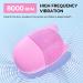 Electric Face Scrubber Silicone Facial Cleansing Brush for Deep Cleanning Exfoliating Waterproof Rechargeble|Vibrating|Massager (Pink) - Buy Online on GoSupps.com