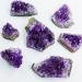 Gift Natural Crystal Stone Aura Amethyst Cluster Folk Crafts Rough Stone Mineral Specimen (Size : 100g)