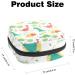 Colorful Dinosaur Menstrual Cup Pouch - Portable Period Bag for Women & Teens | Sanitary Napkin Storage & Nursing Pad Holder - Multi-colored - Buy Online on GoSupps.com