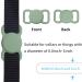2 Pack Bouertou Apple AirTag Locator Cover GPS Cases - Anti-Loss Tracker for Pets, Kids, and Elderly - Avocado Pink - Buy Online on GoSupps.com