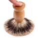 QSHAVE 100% Pure Badger Hair Shaving Brush Handmade with Real Wood Base - Ideal for Wet Shave, Safety Razor, Double Edge Razor - Buy Online on GoSupps.com