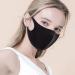 Vishod 10 PCS Black Washable Breathable Reusable Face Masks - Polyester Cotton Fashion Cloth Mask for Men and Women - Buy Online on GoSupps.com